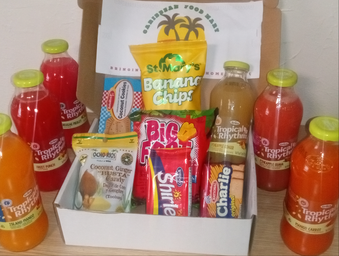 Jamaican Snacks Box (5 snacks with 1 Tropical Rhythms, Variety of Flavors)15.99oz