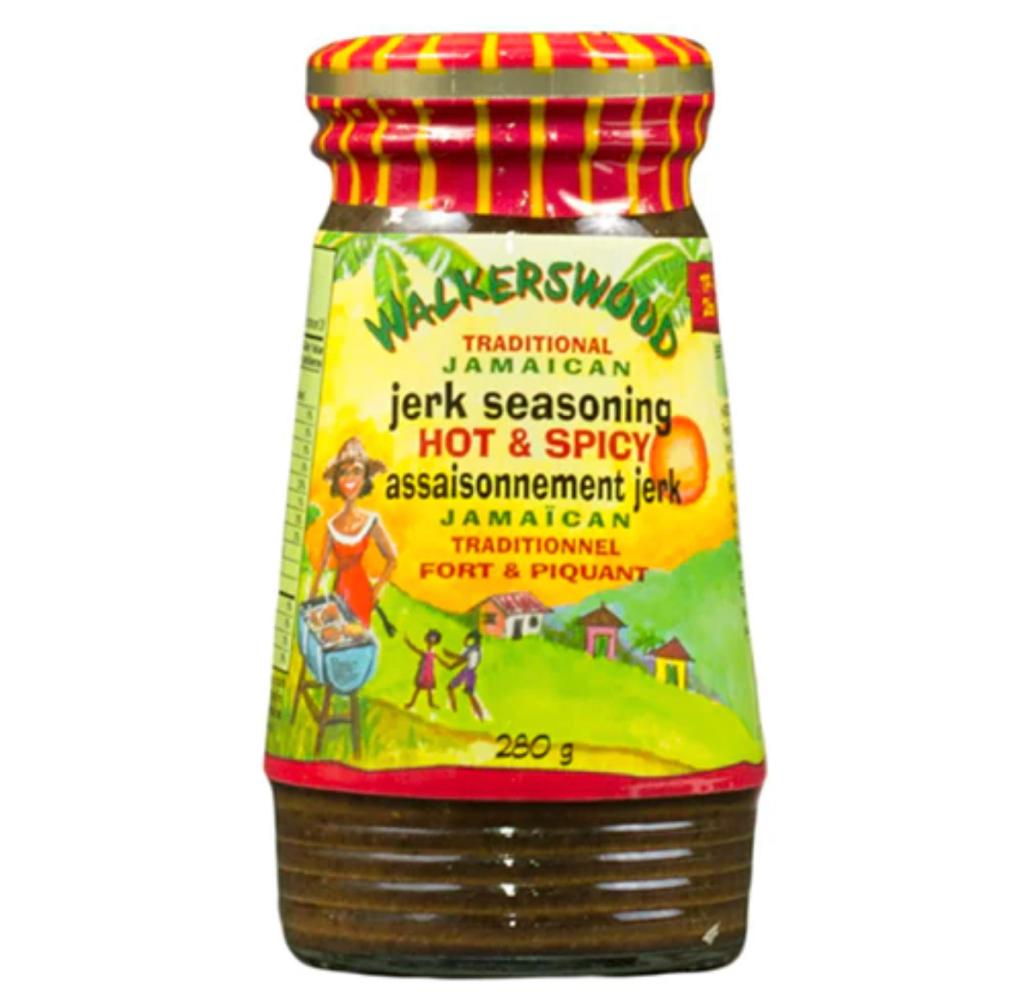 Jerk Seasoning (Jamaican Traditional Hot & Spicy) Walkerswood Brand 280g.