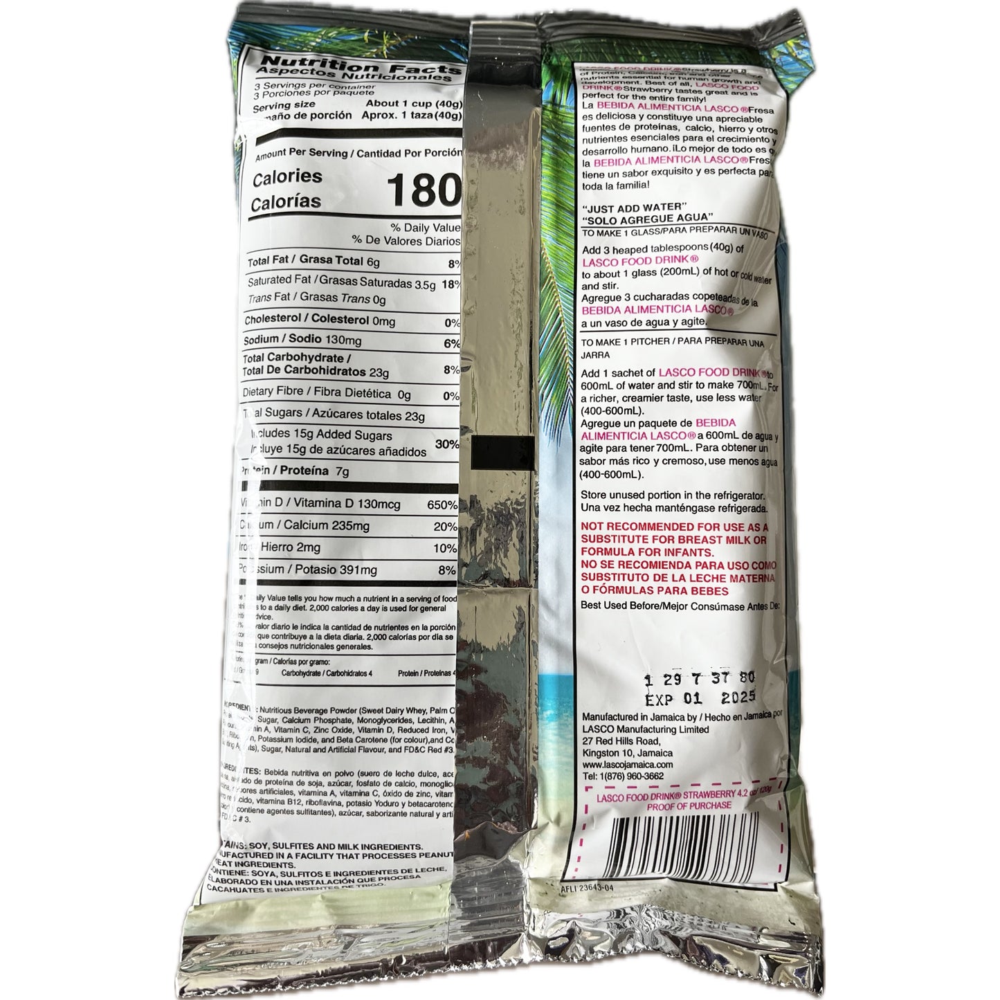 Lasco Soy Food Drink ,Strawberry