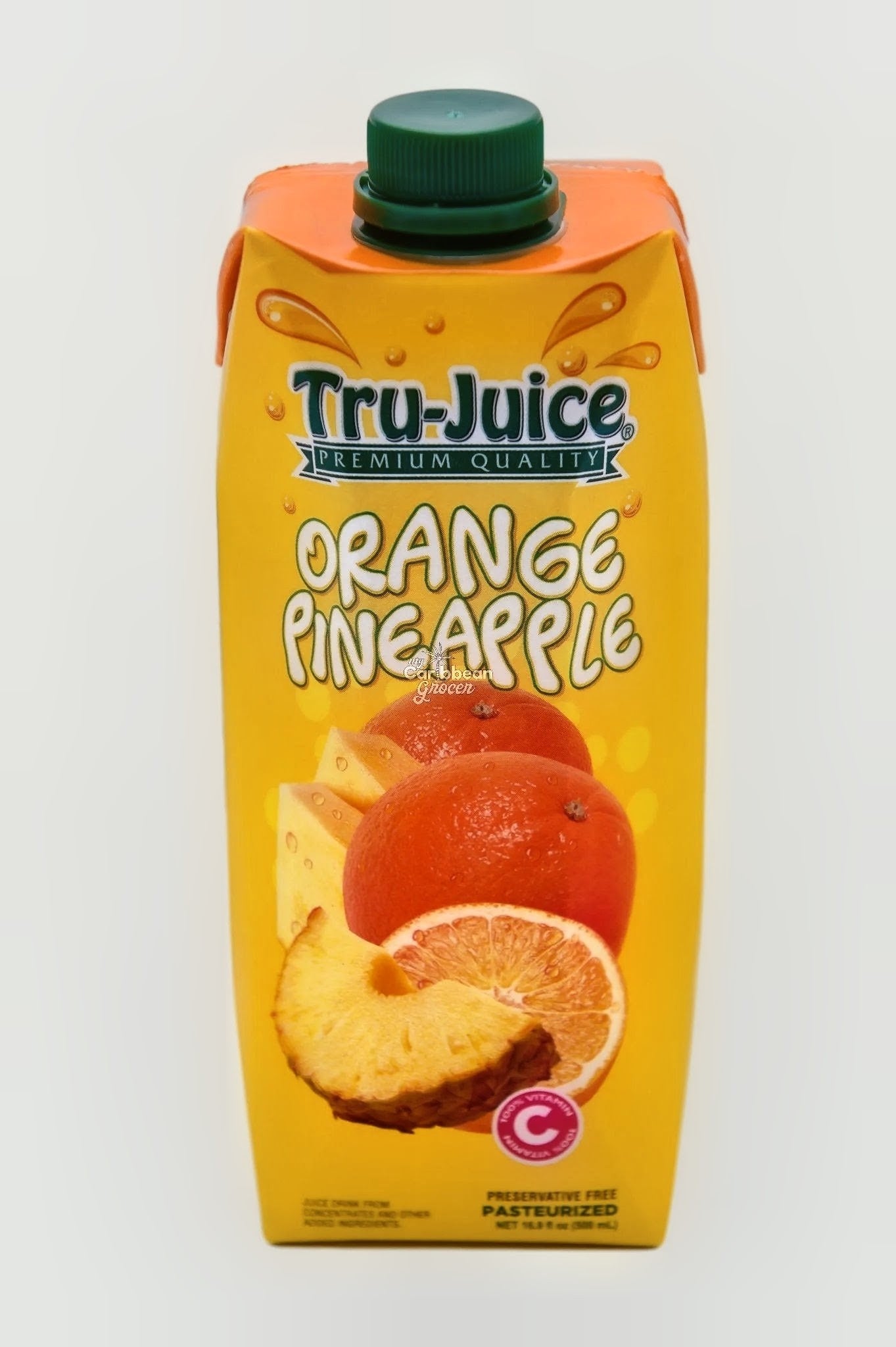 TRU-JUICE Orange Pineapple Juice (Homemade) Jamaican flavor 16.9 oz per box. (Copy) (Copy)