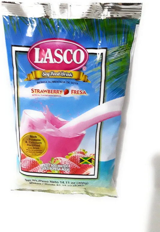 Lasco Soy Food Drink ,Strawberry(400g) Family size pack.