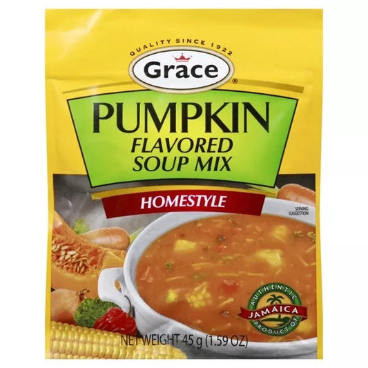 Grace  Pumpkin Beef Dry Soup  Mix Flavor  (Jamaican Styles) (50g)