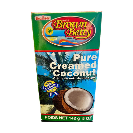 Betty Brown Pure Creamed Coconut (142g) Brand Badesse