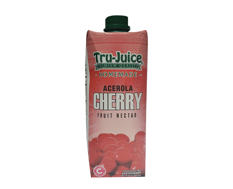 TRU-JUICE  Acerola Cherry fruit nectar (Homemade) Jamaican flavor 16.9 oz