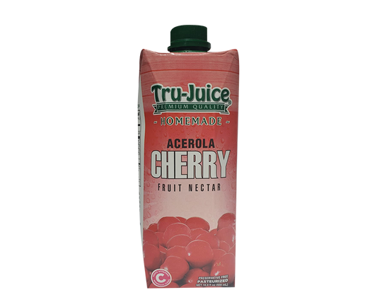 TRU-JUICE  Acerola Cherry fruit nectar (Homemade) Jamaican flavor 16.9 oz