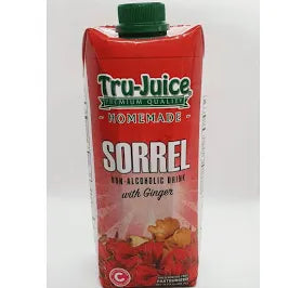 (TRU-JUICE  Sorrel Ginger juice(Homemade) Jamaican flavor 16.9 oz