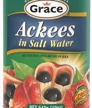 Grace Ackee In Salted Water 19 oz by Grace food. Sales