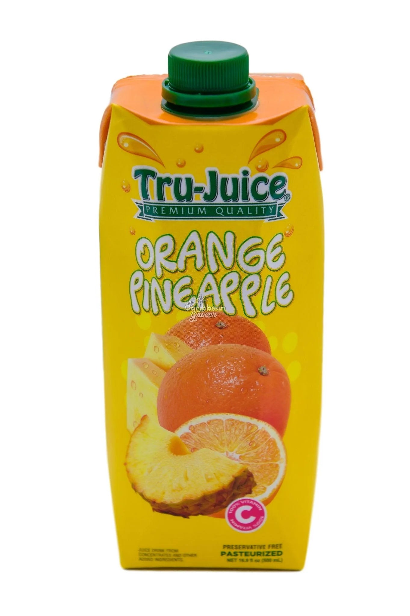 TRU-JUICE   Orange Pineapple Juice  (Homemade) Jamaican flavor 16.9 oz per box. (Copy) (Copy)